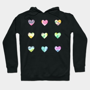 Mini Confetti Hearts Sticker Pack Hoodie